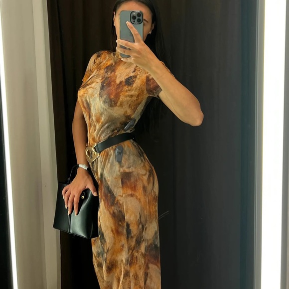 ZARA LINKED BUCKLE BELT - Picture 5 of 8